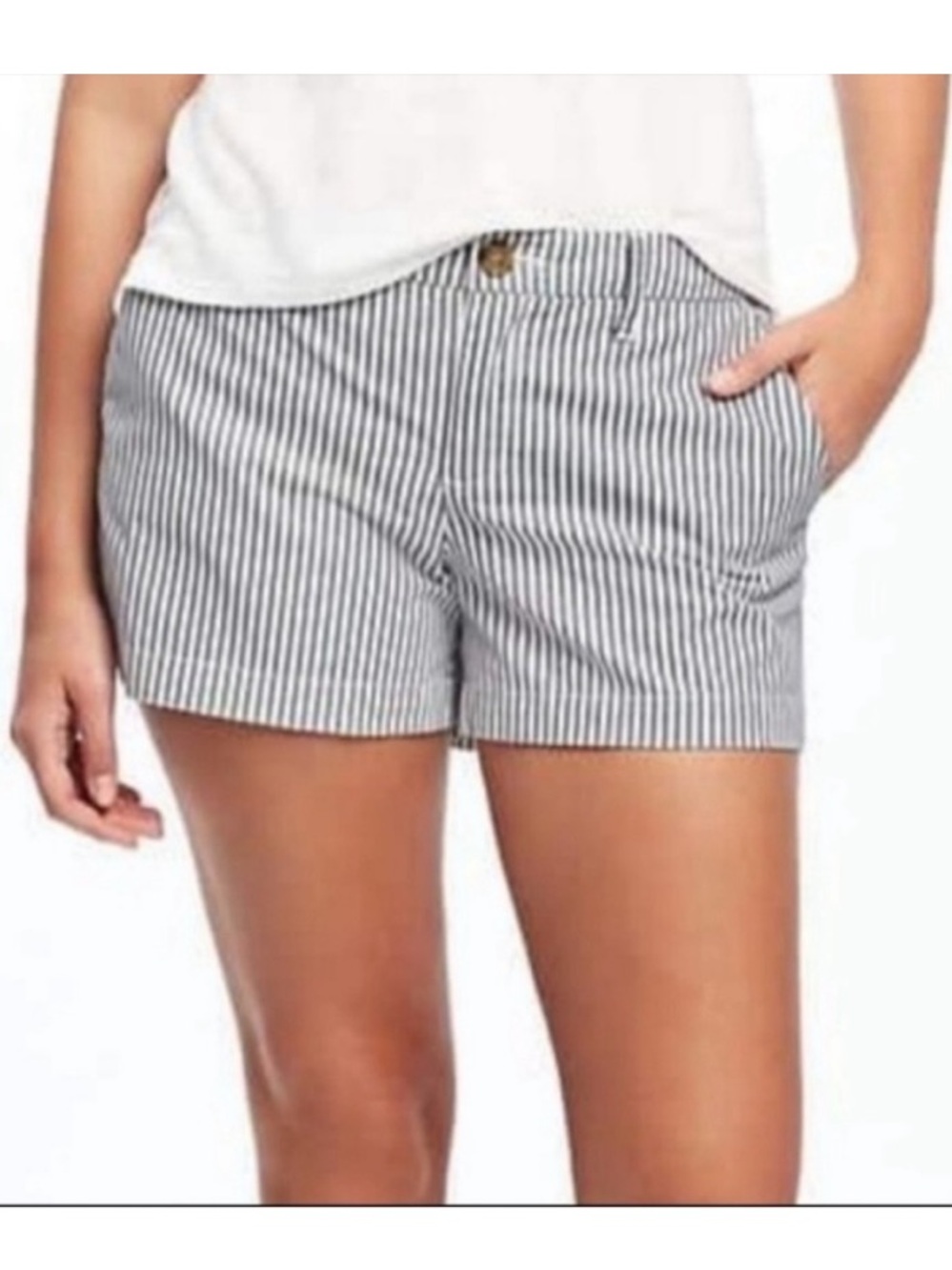 Old Navy 100% Cotton Striped Shorts